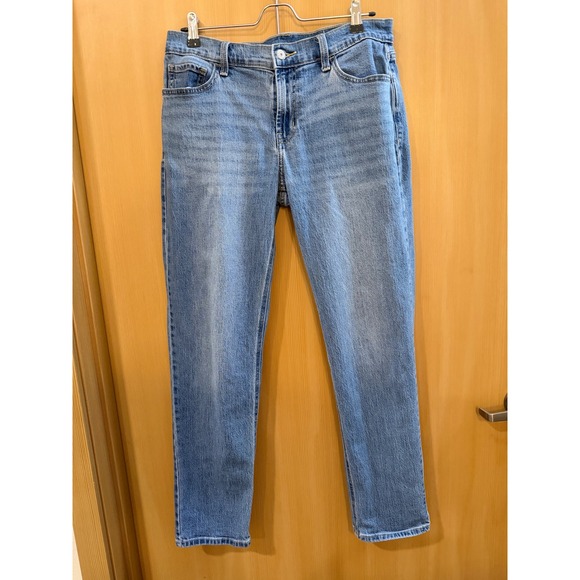 Old Navy Denim - Old Navy Wow Boyfriend Jeans Light Wash Mid Rise Size 6 Blue Straight Leg Denim